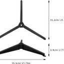 Christmas Tree Replacement Stand: Plastic Christmas Tree Base for Artificial Trees, 0.74 in Hole 12 Leg
