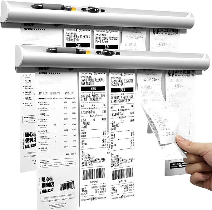 Ticket Holder for Restaurant Order Receipt Holders Strip(24 in, Silver, 2p)
Aluminum Alloy, No Drill Restaurant Order Holders, Self-adhesive, for Walls/Home/Kitchen/Pubs/Office/Bars, 2p, 60cm, Silver