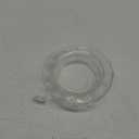 Impresa [2 Pack] Overflow Drain Cover with Top Plug  Suction Cup Seal for Deeper Bath  Bathtub Overflow Protector