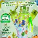 YOFUN Decorate Your Own Dinosaur Water Bottle for Boys,Dinosaur Arts and Crafts for Kids, Dinosaur Toys for Boys Birthday, Christmas, Ages 3-4-6-8 (Dinosaur Theme)