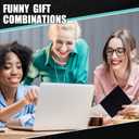 Yeaqee 23Pad Christmas Employee Gifts Funny Notepads with Sarcastic Sayings Fun Notebooks for Coworker Fun Novelty Humor Note Pad for Office Adult Teacher Desk 4.92 x 3.15 Inch(Black,Sarcasm)