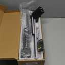 Wall Sconces Set of Two with Remote, Stepless Colors 3000K-6500K & Stepless Dimming, USB Power Supply Plug-in, 360 Rotate, LED Matte Black Wall Sconces with Timer & Night Light 23.6 Inches