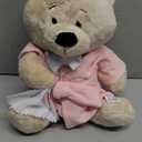 My OLi 9" Teddy Bears Cloth Bear Stuffed Animal Plush Toys Bear Dressed in Bathrobe with Soothing Towel Get Well Soon Sleeping Soft Toy Bedtime Gifts for Baby Kids Girls BoysPink