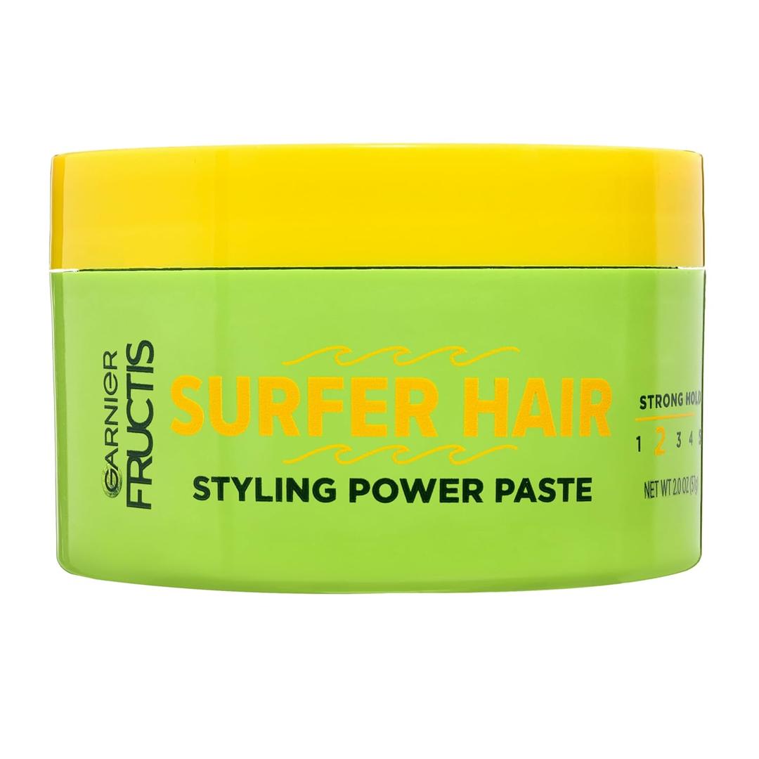 2 x Garnier Fructis Style Surfer Hair Power Putty, 3.4 Oz, 1 Count (Packaging May Vary)