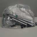 Corner Shower Caddy Tension Pole: Adjustable Rustproof 4-Tier Inside Bathroom Organizer - 47-121 inch Quick Installation Bathtub Shelves for Shampoo Storage - Rod Floor Standing Bath Rack (Silver)