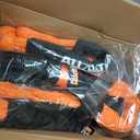 ALL-TOP Kinetic Recovery Rope Kit w/ 2 Soft Shackles, 83000Lbs, 1.5in x 30ft, Heavy Duty 30+% Elasticity, 27600Lbs Work Load Limit for 4x4 Offroad Vehicle(Black)