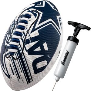 Franklin Sports NFL Team Mini Footballs - Youth 8.5" Official NFL Licensed Football + Air Pump Set