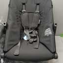 UPPAbaby RumbleSeat V3 Second Lower Seat - Compatible with Vista V2 and Vista V3 - All-Weather Seat + Magnetic Buckle Adapters Included - Jake (Charcoal/Carbon Frame/Black Leather)