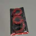 Barbell Clips 1 Inch Quick Release Weight Clamps 0.9-1.18inch Multi-Size Adjustable Olympic Clamps for Bars (Red)