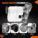 Brake Master Cylinder fit for Chevrolet Silverado Suburbaan,fit for GMC Yukon Xl 1500 2500 1999-2002,Compatible with Cadillac Escalade,18060789,390541,F1406773,19209249,M630031