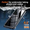 SPIDERCASE Designed for Samsung Galaxy S20 Ultra Case Waterproof, Built-in Lens & Screen Protector [Full Body Shockproof] [Military Drop Proof] [IP68 Underwater] Case for Galaxy S20 Ultra -Purple