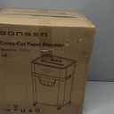 BONSEN 16-Sheet Heavy Duty Paper Shredder for Office, 60-Minute Running Time Cross-Cut CD Shredder with 60dB Low-Noise, 5.3-Gallon Pull Out Bin, Anti-Jam & Quiet Shredder for Home Office (S3102)