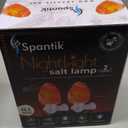 Spantik Pink Himalayan Salt Lamps - Hand Carved, Natural Night Lights for Bedrooms and Home Decor