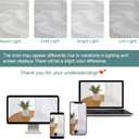 Chyhomenyc White Semi Sheer Curtains 84 Inches Long 2 Panels Set, Light Filtering Faux Linen Slub Textured Burlap Curtain for Bedroom, Elegant Rod Pocket Window Curtains Drapes, Each 42Wx84L