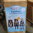 Graco Tranzitions 3-in-1 Harness Booster Car Seat, Forward Facing Car Seat, Highback, to Backless Booster, Proof, Manufacturing date: 4/11/2026
