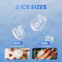 NEWBULIG Ice Makers Countertop with Handle, Portable Ice Machine, 9 Bullet Ice Cubes in 6 Mins, 26lbs in 24Hrs, Auto-Cleaning, with Basket and Scoop, for Home, Kitchen, RV, Camping,Black