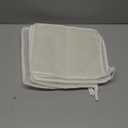 Tatuo 5 Pcs Exfoliating Face and Body Wash Cloths Towel Weave Bath Exfoliating Scrub Massage Bath Cloth for Women and Men, 10.63 x 9.05 Inch(Beige Edge)