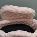 Joydeco Cloud Dog Bed for Small Dogs & Cats, Washable Pet Bed with Orthopedic Foam and Removable Checkered Plush Pad, Non-Slip Bottom for Indoor Puppies and Kittens, 27x24 Inch, Pink