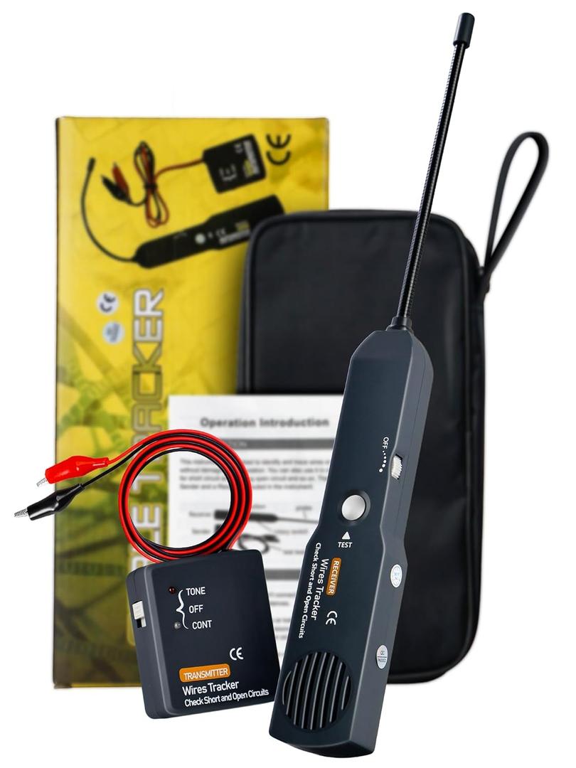 Circuit Tracer, Automotive Short Circuit Finder, Wire Tracer, Automotive Short and Open Finder Repair Tool EM415PRO DC 6-42V