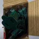 Clear Warm White Christmas Lights - 9 ft String of 50 Incandescent Mini Bulbs Multifunctional Lighting Modes, for Decorative, Bedroom, Outdoor, Xmas Twinkle Tree Lights with Green Wire Total 10.4 ft