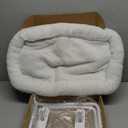 Zakkart Foldable Cat Hammock for Window - Cordless, Embeded Machine Washable Bed, Robust Metal Frame - Cat Window Perch for Large Cats and Kittens (White Bolster Bed, Large)