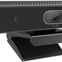 Conference Room Camera with Microphone and Speaker, Wide Angle USB Video Conference Camera for Mac, PC, Laptop, Desktop (Black with Inverted Phase)