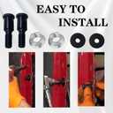 2 x 38427 Tailgate Striker Bolt Compatible with Chevy Avalanche Silverado 1500 2500 3500, Tailgate Door Lock Latch Striker Bolt with Nuts, Replace Parts 11570162 30283 49538 - Set of 2