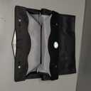 Car Leather Trash Bag Smart LED Waterproof Organizer Storage Garbage Can (Black)