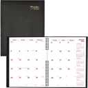 Brownline 2025 CoilPro Monthly Planner, 14 Months, December 2024 to January 2026, Twin-Wire Binding, 11" x 8.5", Black (CB1262C.BLK-25)