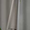 LazBlinds No Tools No Drill Cordless Zebra Blinds 37x72, Stone Grey