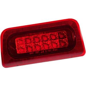 Third 3rd Brake Light LED for 1994-2003 Chevy S10/GMC Sonoma Standard Cab, High Mount Rear Brake Lights Assembly for 1996-2000 Isuzu Hombre, Waterproof Center Cab Lamp Stop Light