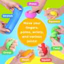 24 Pack Mini Slow Rise Stress Cube: Pull Stretch Fidget Toys for Stress Relief, Dough Squishy Toys Bulk for Kids, Classroom Prize Box Toys, Fidgets for Classroom, Hand Therapy Sensory Squishy Ball