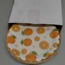 Havawish 60 Pcs Little Cutie Baby Shower Plates Fruit Orange Paper Plates Little Cutie Theme Party Decorations Disposable Dinner Plate for Summer Outdoor Picnics Birthday Baby Shower