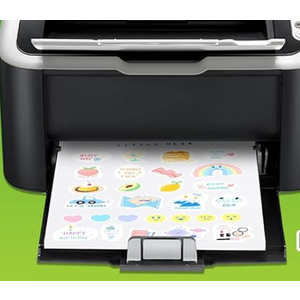 Printable Vinyl Sticker Paper for Inkjet Printer - Transparent Clear, About 400-500 Paper