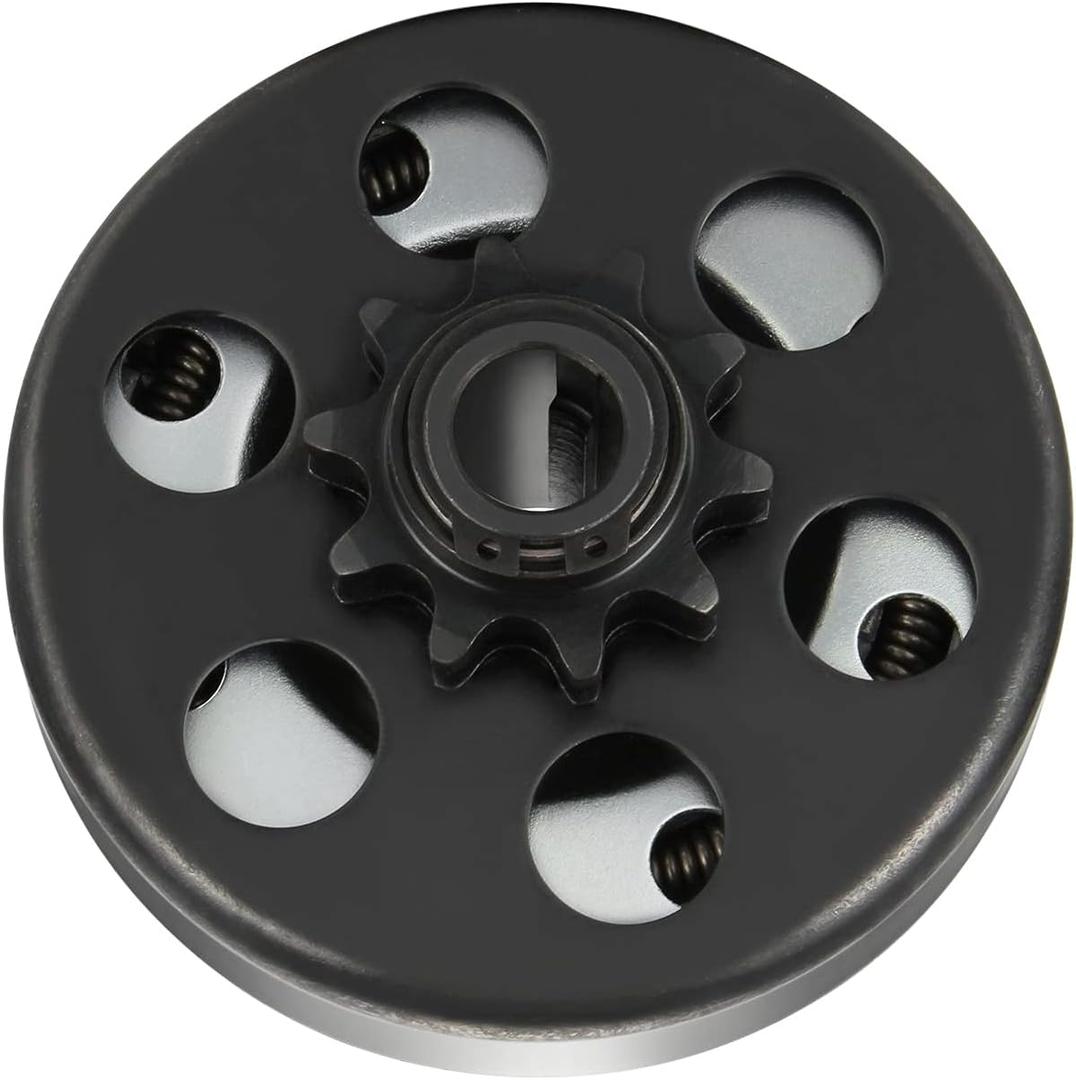 Centrifugal Go Kart Clutch 5/8" Bore 10 Tooth Fit for #40/41/420 Chain 6.5HP Compatible with Mini Bike Lawnmower Engine