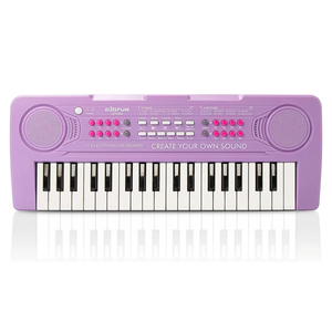 Keyboard Piano for Kids, BIGFUN 37 Keys Toddler Piano Multifunction Music Educational Instrument Toy, Electronic Kids Keyboard for 37 Year Old Girls and Boys (Purple)