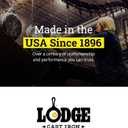 Lodge Seasoned Cast Iron Skillet - PFAS-Free, Non-Toxic Cookware - Use with an Oven, Stove, Grill, or Campfire - Naturally Non-Stick & Oven Safe - 10.25 Inches