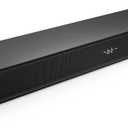 FUNLOGY Sound Bar for Smart TV, 100W 2.1ch Bluetooth 5.0 Soundbar with HDMI ARC, Optical & AUX, Remote Control, for Projector and Gaming, Black