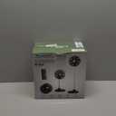 PANERGY 10 Portable Fan 20000mAh Battery Operated Rechargeable, Auto-Oscillating Pedestal Fan with Remote,4 Speeds, Quiet, Cordless Foldable Telescopic Fan for Travel, Bedroom, Home, Office (Black)