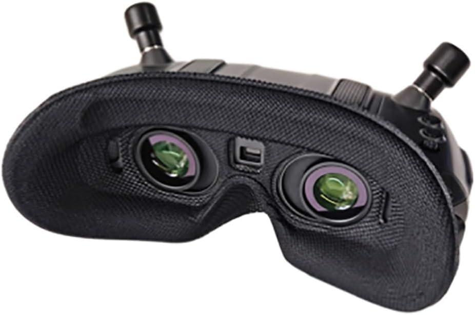 Lens Protection Cover Face Cover Compatible with HD Goggles X FPV Drone Foam Padding Sponge Eye Pad Facemask Comfortable (Black Mask)