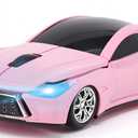 Wireless Mouse Cute Sport Pink Car Mice,Small Portable Lightweight Optical Cool Girly Mice, Fun Home Office School Gift for Boy Girl Men Women Kids Mom Dad,USB Mouse for PC Laptop Computer MacBook