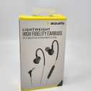 Acoustix High Fidelity Earbuds Lightweight Wired Headphones Mic IPX4 Splashproof