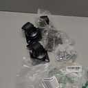 W B D WEIBIDA 2inch Plate Swivel Caster Wheels Set of 4 Heavy Duty, Load Capacity 2200lbs, Low Gravity Center Black Extra Width Caster with Brake, Durable & Quiet & Sturdy Nylon Wheels for Industrial