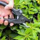 2 x Bypass Secateurs Hand Gardening Pruners Lightweight Garden Pruning Scissors with SK-5 High Carbon Steel Blades and Safety Lock Rust Resistant Gift-Packaged