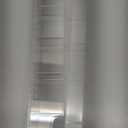 9.5 Large Acrylic Straw Holder for Cabinet Door - Reusable Tumbler Straw Organizer Storage, Small Kitchen Accessories Container, Ultra Sticky Cupboard Door Mounted (Transparent)