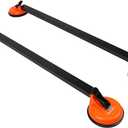 Roof Rack Cross Bars, Universal Steel Roof Rail Crossbars with Suction Cups, 92cm Length Rooftop Cargo Bars Luggage Racks Carrier for Most Car Vehicles SUV, Maximum Load 220 LBS
