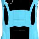 Case for iPhone 16 for Teen Boys Girls, 3D Race Sport Car Design iPhone16 Phone Cover Kids, Cute Cool Sturdy Soft iPhone 16 Cover (Blue Car)