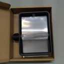 Manual Rotary Card Display Stand- Holds 18 Sleeved Cards in Clear PVC Pages, TOP Loading for Easy Swap360 Viewing Album for Trading, Sports, Game Card Collection (Black)