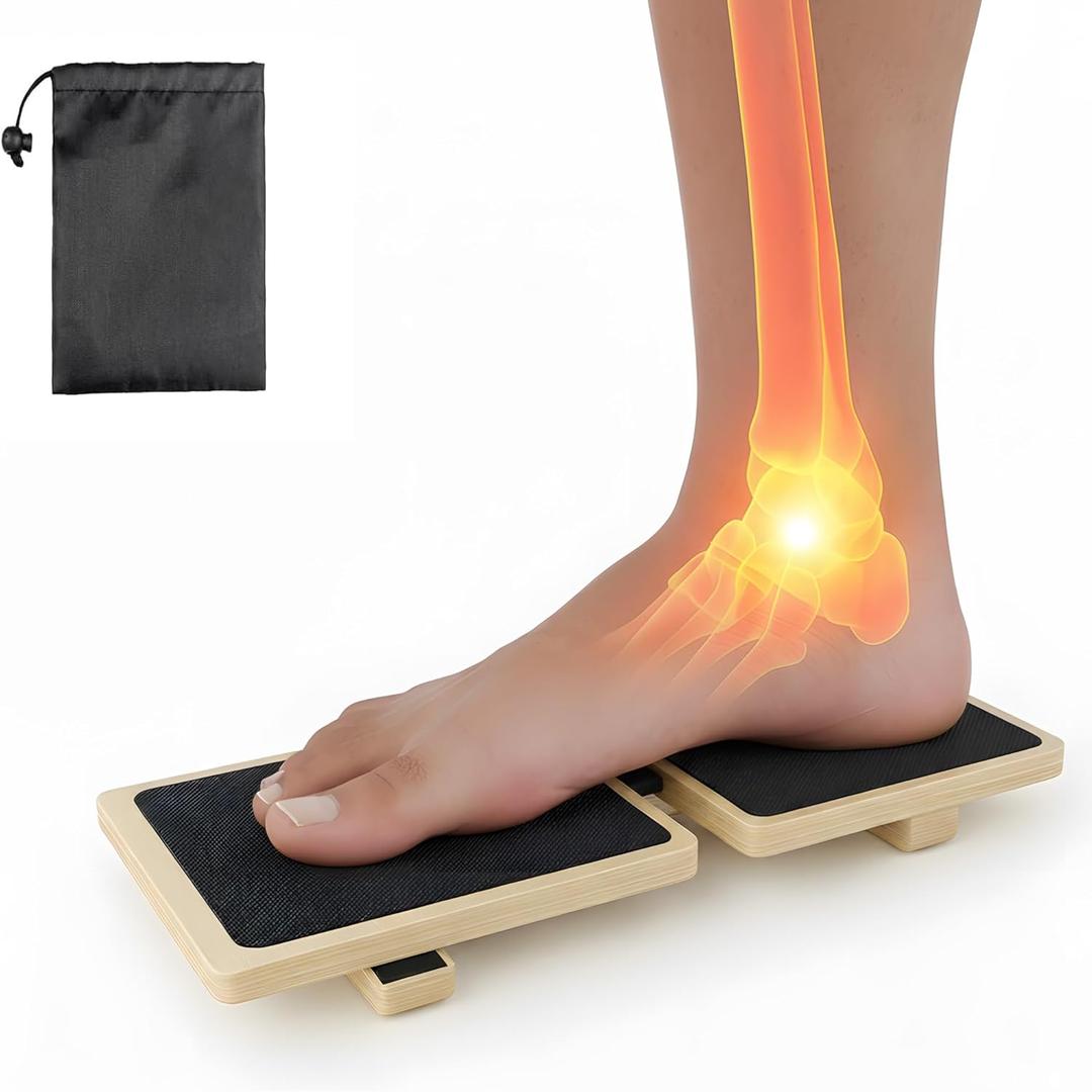 Ankle Balance Board Foot Strengthener Trainer, Single Leg Balance Board & Ankle Stability Board for Posture Correction, Sprain Recovery & Plantar Fasciitis Relief, Home Gym & Ankle Mobility Board