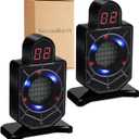 Laser Targets for Dry Fire Portable Trainer and Counting Laser Targets for Dry Fire Shooting Practice (Rectangular Style,)